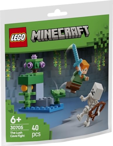 LEGO Konstruktionsspielzeug Minecraft Showdown in der Üppigen Höhle - 4