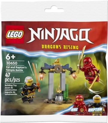 LEGO Konstruktionsspielzeug Ninjago Kais und Raptons Duell im Tempel - 2