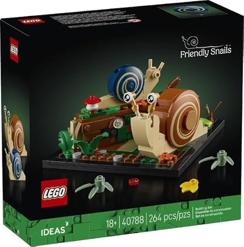 LEGO Limited Edition Ideas 40788 Freundliche Schnecken (Friendly Smails) Botanical Blumen Pflanzen Sammelset - 1