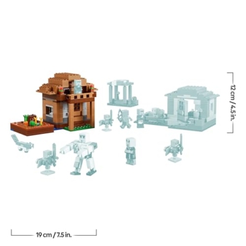 LEGO Minecraft Angriff des Magiers auf das Dorf - Modell mit Garten - 11 Figuren inkl. Maurer & Eisengolem - Zimmerdeko für Kinder - Gaming Geschenk für Jungen, Mädchen und Fans ab 9 Jahren - 21596 - 8