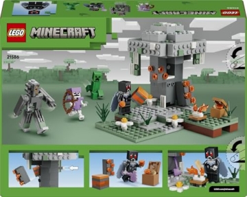 LEGO Minecraft Blasser Garten - Kreatives Spielzeug für Kinder - Spielzeugbiom für Jungen und Mädchen ab 7 Jahren - mit Minecraft Figuren - Mottenmann, Creeper, Skelett und Knarz - Geschenk - 21586 - 11