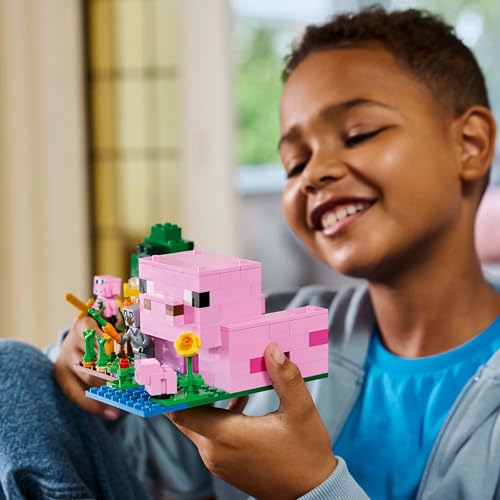 LEGO 21268 Minecraft Das Babyschwein-Haus 
