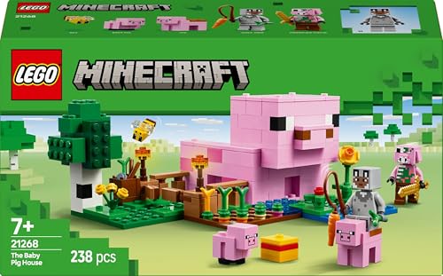 LEGO 21268 Minecraft Das Babyschwein-Haus  Box
