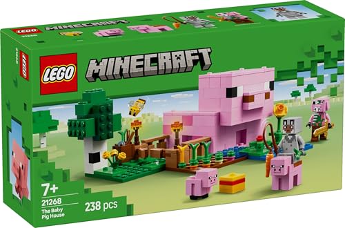 LEGO 21268 Minecraft Das Babyschwein-Haus 