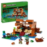 LEGO Minecraft Das Froschhaus - Spielzeug mit Boot, Tierfiguren & Zubehör - Gaming Spielset mit Ruderboot, Ofen, Kuchen und Honig - Gamer Geschenk für Jungen & Mädchen ab 8 Jahren - 21256 - 1
