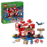 LEGO Minecraft Das Pilzkuh-Haus - Gaming Spielzeug mit Steve Figur, Mobs, einem Arbeitstisch und Einer Farm - Interaktives Spielset - Gaming Geschenk für Mädchen und Jungen ab 8 Jahren 21270 - 1