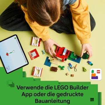 LEGO Minecraft Das TNT-Dschungelhaus - Gamer Spielzeug für Kinder - Interaktives Spielset mit Boot, Steve-, Creeper- und Zombie Minifiguren - Gaming Geschenk für Mädchen & Jungen ab 8 Jahren - 21275 - 7