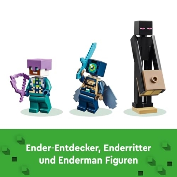 LEGO Minecraft Der Enderdrache und das Endschiff - Interaktives Spielzeug mit Boot, Drache und 3 Figuren, darunter EIN Enderman - Kreatives Gamer Geschenk für Jungen & Mädchen ab 8 Jahren - 21264 - 6