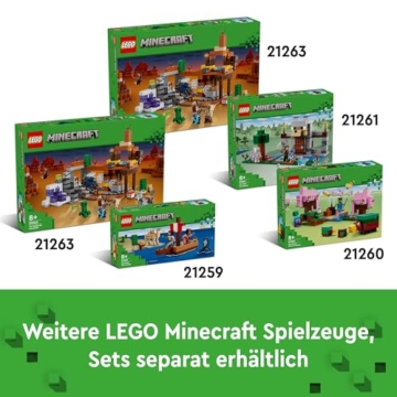 LEGO Minecraft Der Enderdrache und das Endschiff - Interaktives Spielzeug mit Boot, Drache und 3 Figuren, darunter EIN Enderman - Kreatives Gamer Geschenk für Jungen & Mädchen ab 8 Jahren - 21264 - 7