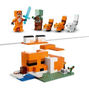 LEGO Minecraft Die Fuchs-Lodge Set 21178 Minifiguren