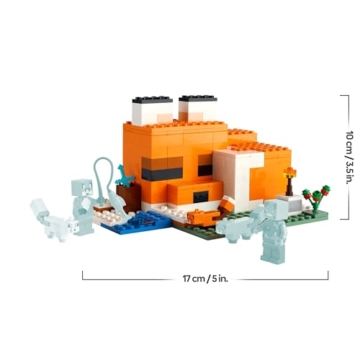 LEGO Minecraft Die Fuchs-Lodge Set 21178 Maße