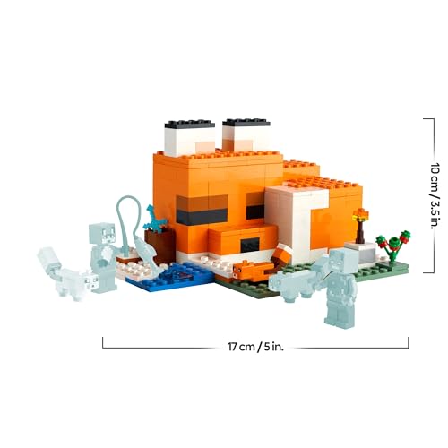 LEGO Minecraft Die Fuchs-Lodge Set 21178 Maße