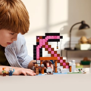 LEGO Minecraft Die Spitzhackenmine - Interaktives Spielzeug für Kinder - Alex, Minenarbeiter und Stray Spinnenreiter Figuren - Sammelbares Gamer Geschenk für Jungen & Mädchen ab 8 Jahren - 21277 - 9