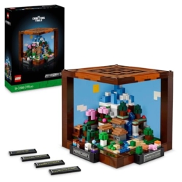 LEGO Minecraft Die Werkbank - Set zum Bauen und Ausstellen für Erwachsene - Mit 8 Figuren, darunter Steve, Alex und Mobs - DIY Deko fürs Wohnzimmer - Minecraft Geschenk für Erwachsene - 21265 - 1
