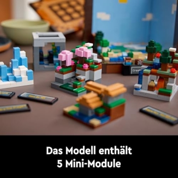 LEGO Minecraft Die Werkbank - Set zum Bauen und Ausstellen für Erwachsene - Mit 8 Figuren, darunter Steve, Alex und Mobs - DIY Deko fürs Wohnzimmer - Minecraft Geschenk für Erwachsene - 21265 - 4