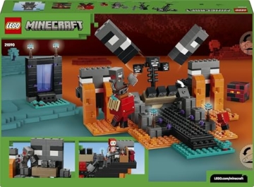 LEGO Minecraft Duell mit dem Wither - Geschenk für Junge Gamer - Merchandising für Fans - Minecraft - Bauset mit vielen Kreaturen und Werkbank für Jungen und Mädchen ab 8 Jahren - 21590 - 12