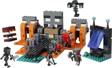LEGO Minecraft Duell mit dem Wither - Geschenk für Junge Gamer - Merchandising für Fans - Minecraft - Bauset mit vielen Kreaturen und Werkbank für Jungen und Mädchen ab 8 Jahren - 21590 - 10