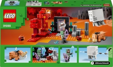 LEGO Minecraft Hinterhalt am Netherportal - Spielzeug mit Orc Krieger Figur, Hoglin und Ghast - Spielset zum Bauen mit 2 Magmawürfeln - Gamer Geschenk für Jungen & Mädchen ab 8 Jahren - 21255 - 10