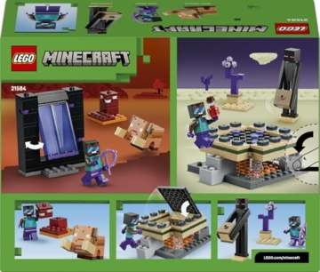 LEGO Minecraft Reise durch Nether und Endportal - Kinder Spielzeug mit Helden, Enderman und Baby Hoglin Figuren - Set mit Minecraft Figur - Gamer Geschenk für Jungen und Mädchen ab 7 Jahren - 21584 - 13