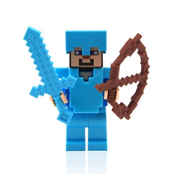 LEGO Minecraft Steve mit Diamant-Rüstung und Schwert - 1