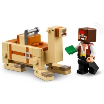 LEGO Minecraft The Pirate Ship Voyage - Boat Toy with 2 Pirates & 2 Animal Figures, Plus Accessories incl. a Sword & Map - Gamer Gift for 8+ Year Old Boys and Girls 21259 - 4