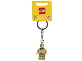 LEGO Minifigur Schlüsselanhänger Gold (850807) - 1