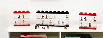 LEGO Minifiguren-Schaukasten für 16 Minifiguren, Stapelbare Wand- oder Tischbox, grau - 2