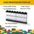 LEGO Minifiguren-Schaukasten für 16 Minifiguren, Stapelbare Wand- oder Tischbox, schwarz - 4