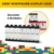 LEGO Minifiguren-Schaukasten für 16 Minifiguren, Stapelbare Wand- oder Tischbox, schwarz - 6