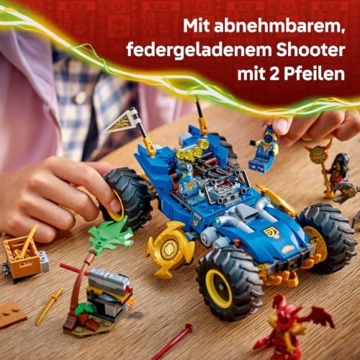 LEGO NINJAGO 2in1 Jays Transformationsflitzer - Ninja Truck mit 5 Minifiguren, inkl. Kai und NYA, sowie Shuriken und Schwertern - Kreatives Geschenk für Jungen ab 8 Jahren und Fans - 71856 - 4