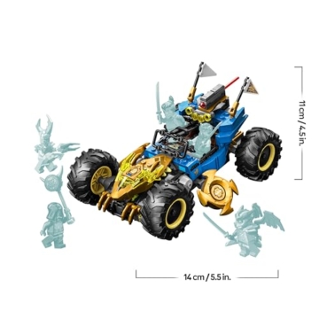 LEGO NINJAGO 2in1 Jays Transformationsflitzer - Ninja Truck mit 5 Minifiguren, inkl. Kai und NYA, sowie Shuriken und Schwertern - Kreatives Geschenk für Jungen ab 8 Jahren und Fans - 71856 - 7