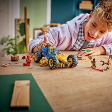 LEGO NINJAGO 2in1 Jays Transformationsflitzer - Ninja Truck mit 5 Minifiguren, inkl. Kai und NYA, sowie Shuriken und Schwertern - Kreatives Geschenk für Jungen ab 8 Jahren und Fans - 71856 - 8
