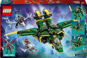 LEGO NINJAGO 2in1 Lloyds Jet-Mech - Spielzeug mit 5 Minifiguren, Drachen, Ausrüstung und fliegendem Motorrad - Geschenk für Jungen und Fans von Aufstieg der Drachen ab 9 Jahren 71845 - 12