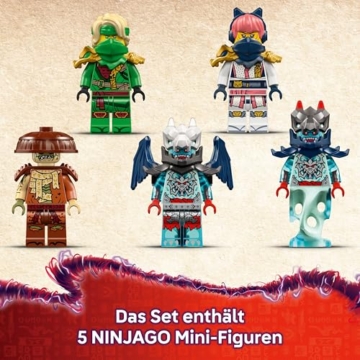 LEGO NINJAGO 2in1 Lloyds Jet-Mech - Spielzeug mit 5 Minifiguren, Drachen, Ausrüstung und fliegendem Motorrad - Geschenk für Jungen und Fans von Aufstieg der Drachen ab 9 Jahren 71845 - 6