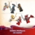 LEGO NINJAGO 4in1 Zanes Ultra-Kombi-Mech - Spielzeug mit Auto Modell - Umbaubar in einen Jet oder Drachen Figur - Inkl. 6 Minifiguren - Bauspielzeug für Jungen und Mädchen ab 9 Jahren 71834 - 4