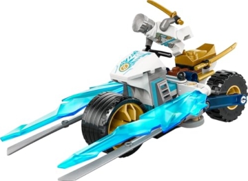 Lego NINJAGO 71816 Zanes EIS-Motorrad-Spielzeug mit 1 Minifigur inklusive, baubares Modellfahrzeug, Ninja-Geschenk für Kinder ab 7 Jahren - 5