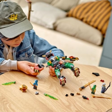 Lego NINJAGO 71817 Lloyd's Elemental Power Mech Anpassbares Kampfspielzeug mit 3 Ninja-Actionfiguren, Abenteuer-Spielset für Jungen und Mädchen, Ninja-Geschenkidee für Kinder ab 7 Jahren - 3