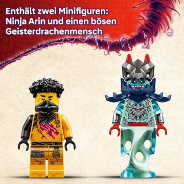 LEGO NINJAGO Arins Spinjitzumech - Ninja-Spielset mit beweglicher Mech Figur, 2 Minifiguren und Baby Ryu Drachenmodell - Geschenkidee für Jungen und Mädchen ab 7 Jahren - 71839 - 5