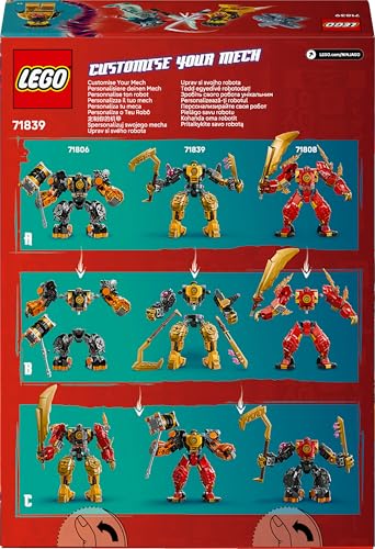 LEGO NINJAGO Arins Spinjitzumech - Ninja-Spielset mit beweglicher Mech Figur, 2 Minifiguren und Baby Ryu Drachenmodell - Geschenkidee für Jungen und Mädchen ab 7 Jahren - 71839 - 10