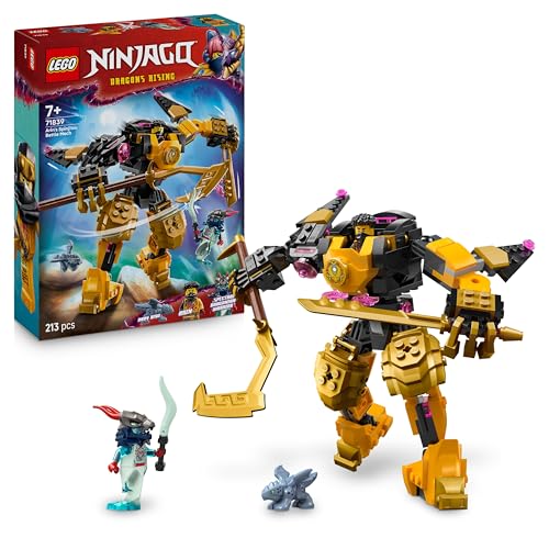 LEGO NINJAGO Arins Spinjitzumech - Ninja-Spielset mit beweglicher Mech Figur, 2 Minifiguren und Baby Ryu Drachenmodell - Geschenkidee für Jungen und Mädchen ab 7 Jahren - 71839 - 1