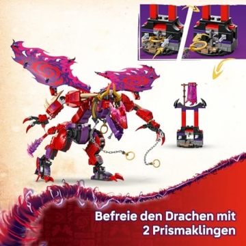 LEGO NINJAGO Chaosdrache Donnerzahn - Spielzeug mit 6 Ninja Minifiguren - Rollenspiel Bauset für Jungen und Mädchen ab 8 Jahren - Geschenke für Fans der TV-Serie Aufstieg der Drachen 71832 - 5