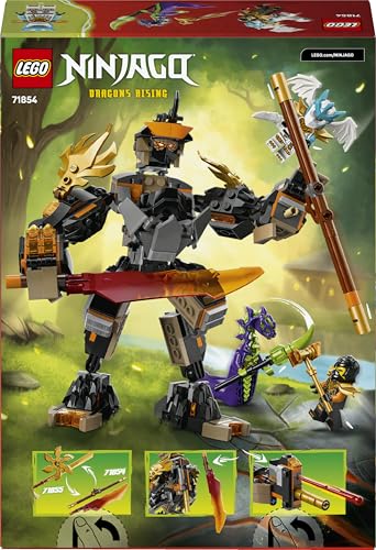 LEGO NINJAGO Coles Action-Mech und Drachen-Zane (Set 71854) Box