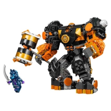 LEGO NINJAGO Coles Erdmech, Actionfiguren-Spielzeug mit veränderbarem Mech, Ninja-Set mit 2 Figuren inklusive Cole, Geschenk für 7-jährige Jungs und Mädchen 71806 - 4