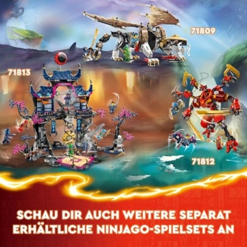 LEGO NINJAGO Drachenstein-Tempel Drachen-Spielzeug mit 6 Ninja-Figuren, großes Set zum Bauen, Spielen und Ausstellen, Geschenk zum Geburtstag für Jungs und Mädchen ab 13 Jahren 71819 - 7