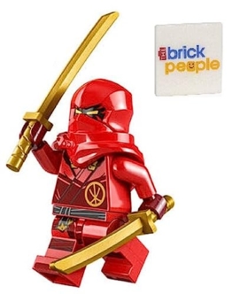 LEGO Ninjago Dragons Rising: Kai Minifigur mit Zwei Schwertern - 1