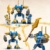 LEGO NINJAGO Jay Battle Mech, Ninja-Spielzeug für Kinder mit Figuren inkl. Jay-Minifigur mit Mini-Katana, Actionfiguren & Mechs, kleines Geschenk für kreative Jungs und Mädchen ab 6 Jahren 71805 - 4