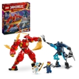 LEGO NINJAGO Kais Feuermech, Actionfiguren-Spielzeug für Kinder mit roter Mech-Figur zum Umgestalten, Ninja-Set mit 4 Figuren inkl. Kai und Zane, Geschenk für 7-jährige Jungs und Mädchen 71808 - 1