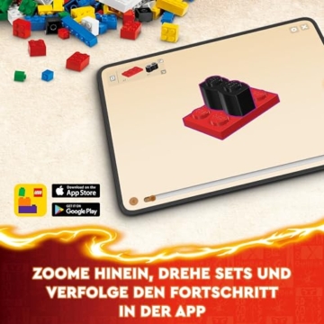 LEGO NINJAGO Kais Feuermech, Actionfiguren-Spielzeug für Kinder mit roter Mech-Figur zum Umgestalten, Ninja-Set mit 4 Figuren inkl. Kai und Zane, Geschenk für 7-jährige Jungs und Mädchen 71808 - 6