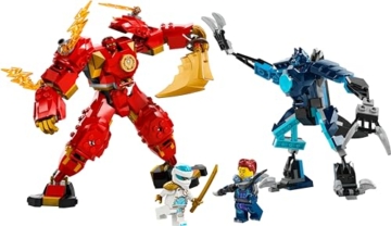 LEGO NINJAGO Kais Feuermech, Actionfiguren-Spielzeug für Kinder mit roter Mech-Figur zum Umgestalten, Ninja-Set mit 4 Figuren inkl. Kai und Zane, Geschenk für 7-jährige Jungs und Mädchen 71808 - 10