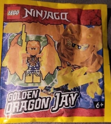 LEGO Ninjago Kristallisierter Goldener Drache Combo-Set: Cole Jay Zane und Kai Minifiguren mit Waffen - 4